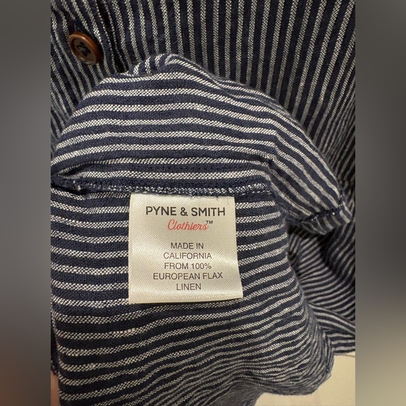 Pyne & Smith No 11 Small Indigo Stripe Dress - Picture 5 of 5